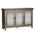 Westridge 3 Door Accent Cabinet 2012-AC5636 in White Dusty Wax