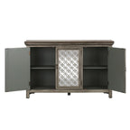 Westridge 3 Door Accent Cabinet 2012-AC5636 in White Dusty Wax