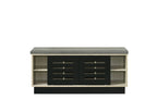 Brett 38.5in Shoe Cabinet with Sliding Doors 97020 in Oak
