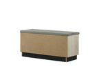 Brett 38.5in Shoe Cabinet with Sliding Doors 97020 in Oak