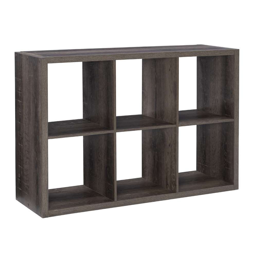 Galli 6 Cubby Storage Cabinet CB202GRY601 in Grey