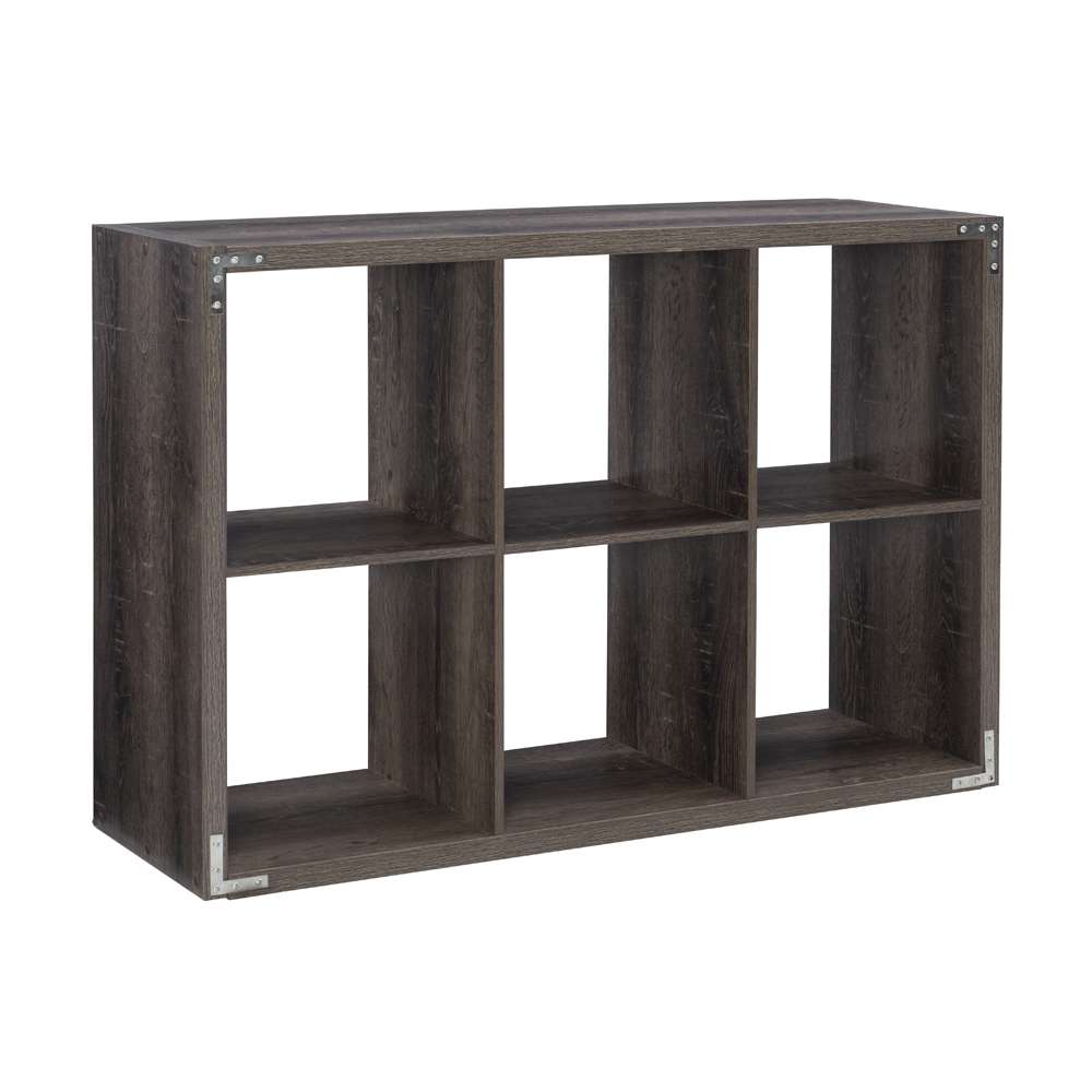 Galli 6 Cubby Storage Cabinet CB202GRY601 in Grey