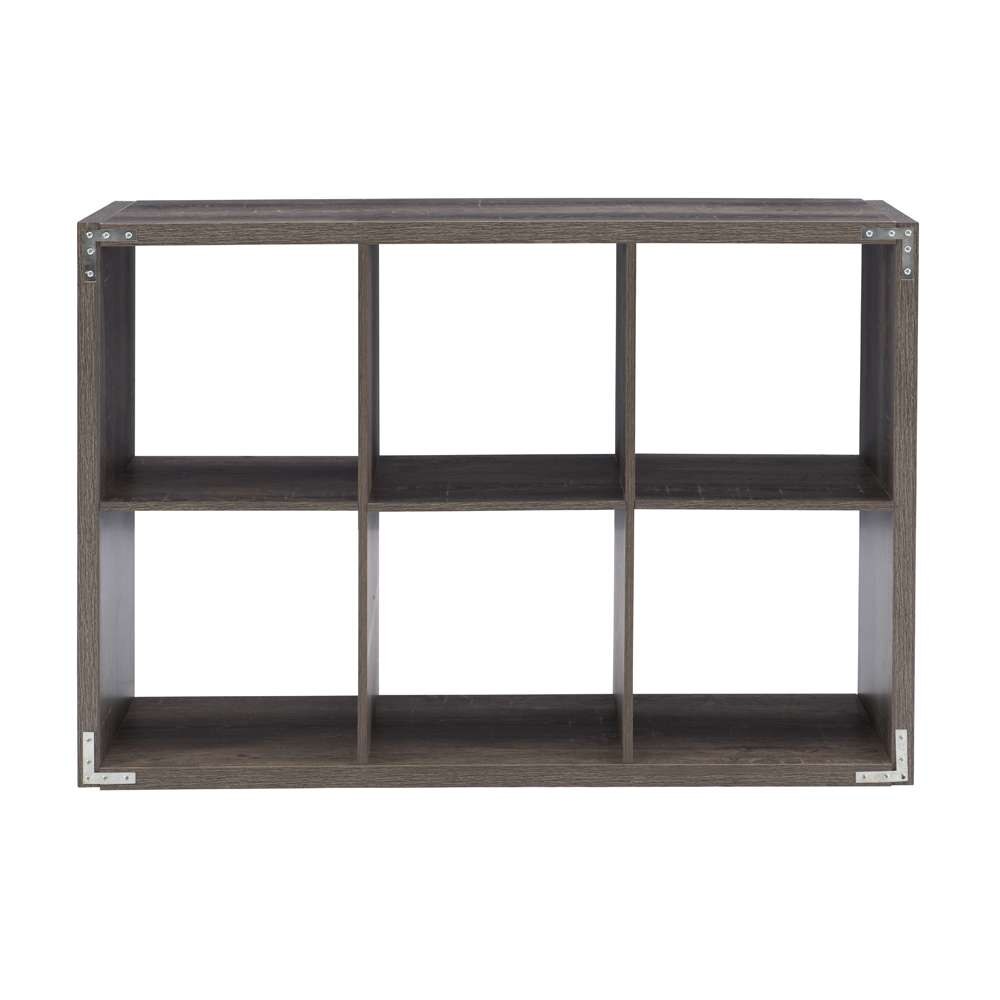 Galli 6 Cubby Storage Cabinet CB202GRY601 in Grey
