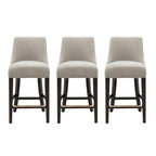 Beever Counter Stool Taupe Set of 3 3-CS024-TP