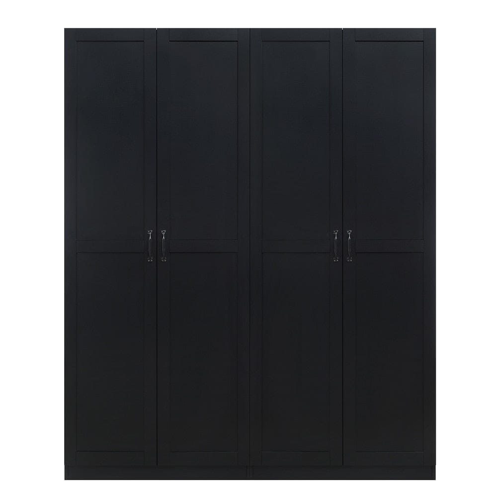 Cornelia Storage Closet 1.0 Set of 2 2-2BC-BK in Black