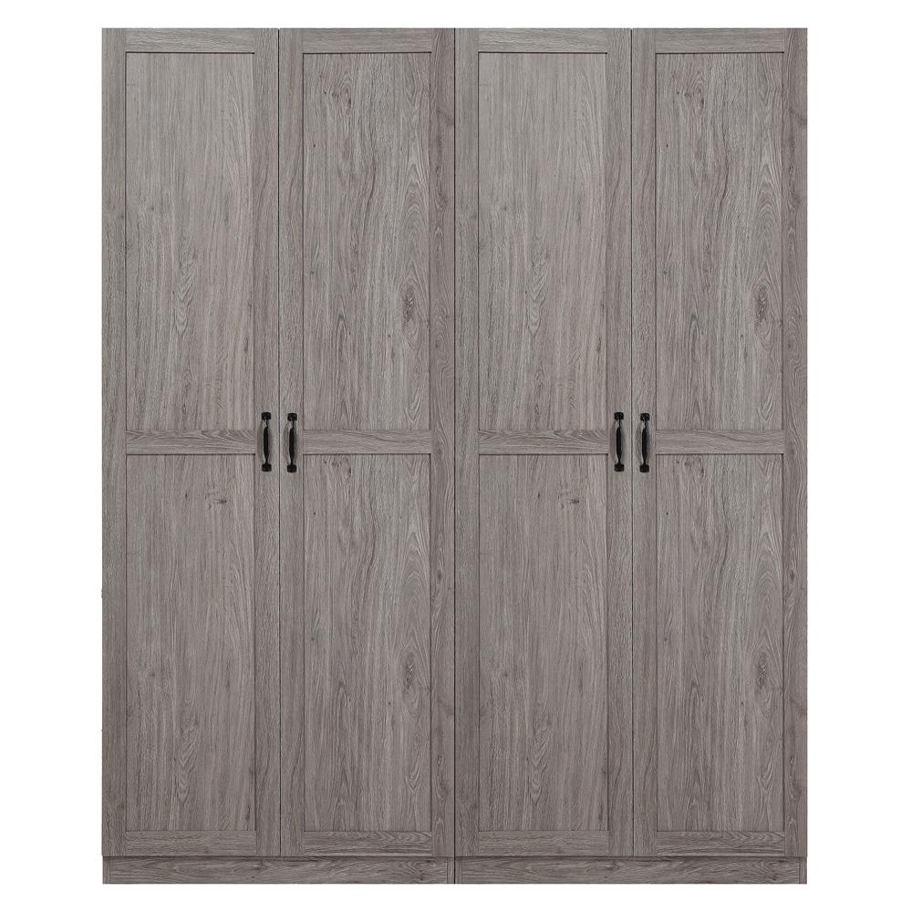 Cornelia 2 Piece Storage Closet 2.0 2-3BC-GY in Grey