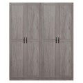 Cornelia 2 Piece Storage Closet 2.0 2-3BC-GY in Grey