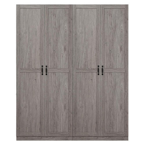 Cornelia 2 Piece Storage Closet 2.0 2-3BC-GY in Grey