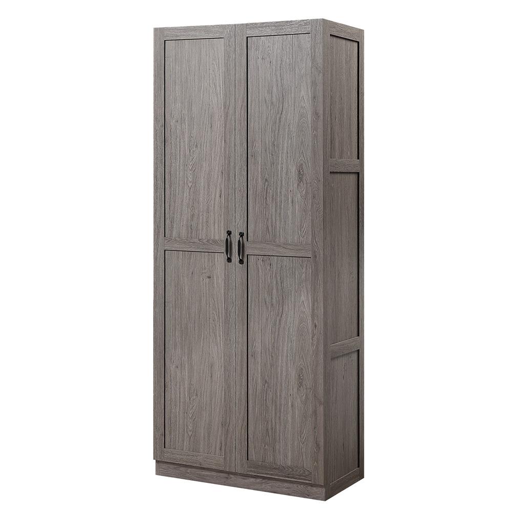 Cornelia 2 Piece Storage Closet 2.0 2-3BC-GY in Grey