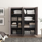 Cornelia 2 Piece Storage Closet 2.0 2-3BC-GY in Grey