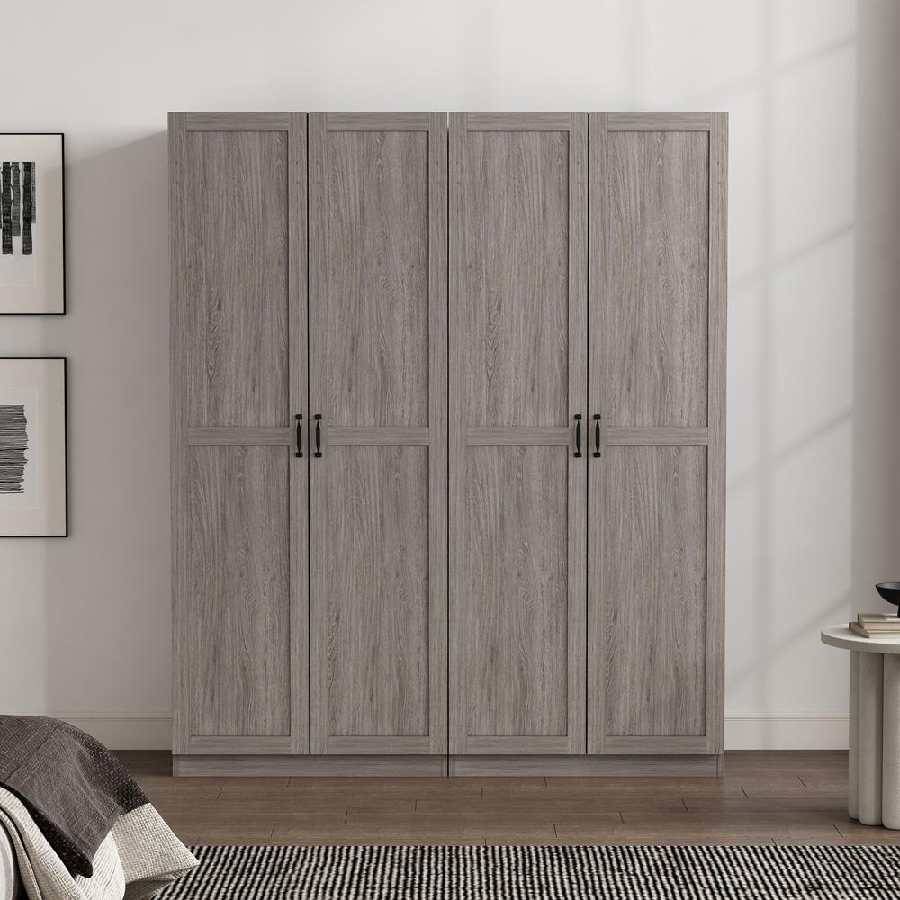 Cornelia 2 Piece Storage Closet 2.0 2-3BC-GY in Grey