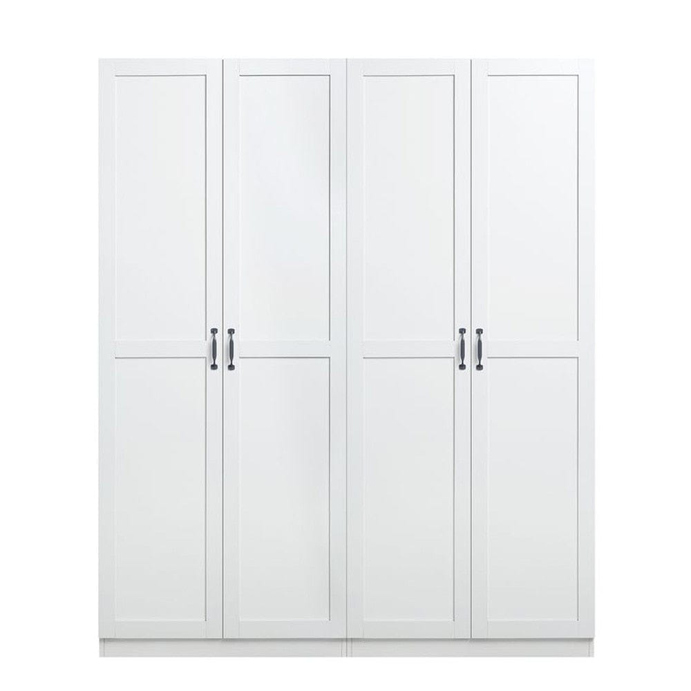 Cornelia 2 Piece Storage Closet 2-3BC-WH in White