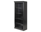 Abby Modern Wood Open Bookcase in Black IMAY3278B