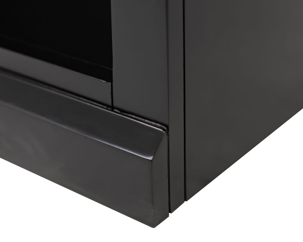 Abby Modern Wood Open Bookcase in Black IMAY3278B