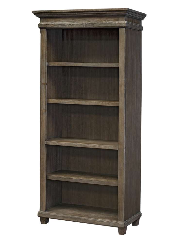 Carson Wood Open Bookcase in Gray IMCA4076
