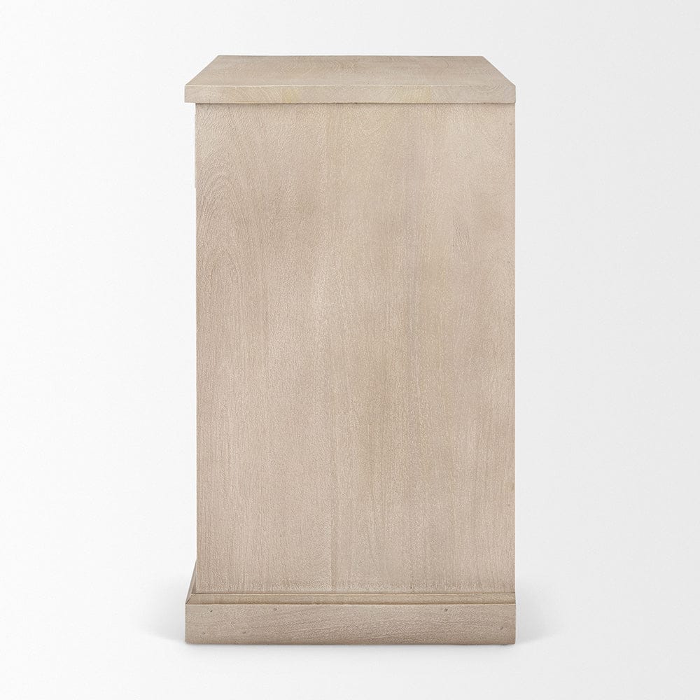 Braxton 2 Door Accent Cabinet 69931 in Beige Wood