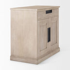 Braxton 2 Door Accent Cabinet 69931 in Beige Wood
