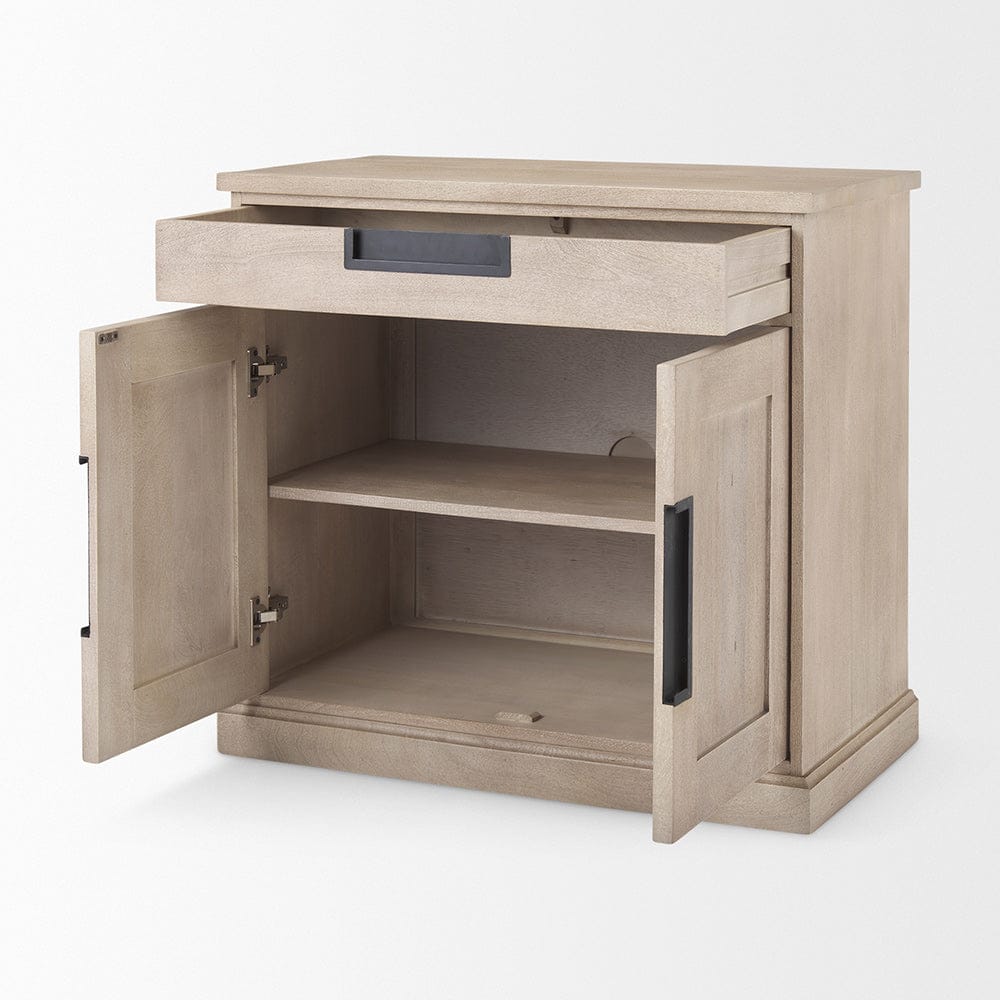 Braxton 2 Door Accent Cabinet 69931 in Beige Wood