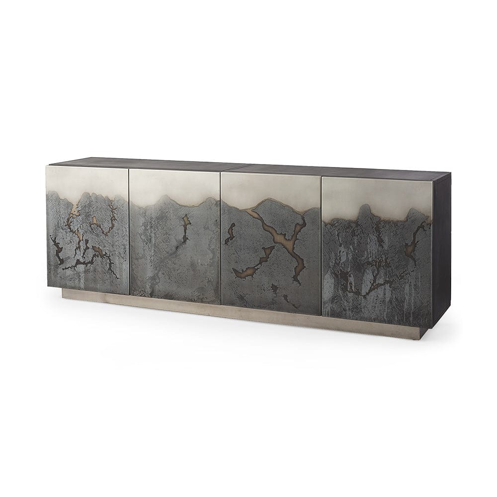 Roxdale Sideboard 69260 in Acid Wash Metal