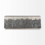 Roxdale Sideboard 69260 in Acid Wash Metal