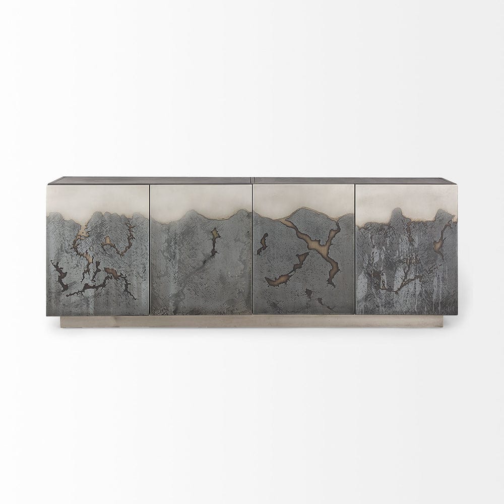 Roxdale Sideboard 69260 in Acid Wash Metal