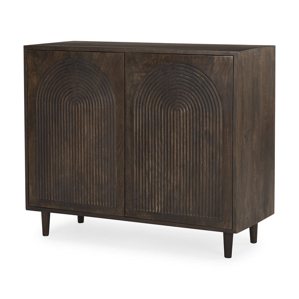 Tucker 2 Door Cabinet 69953 in Dark Brown