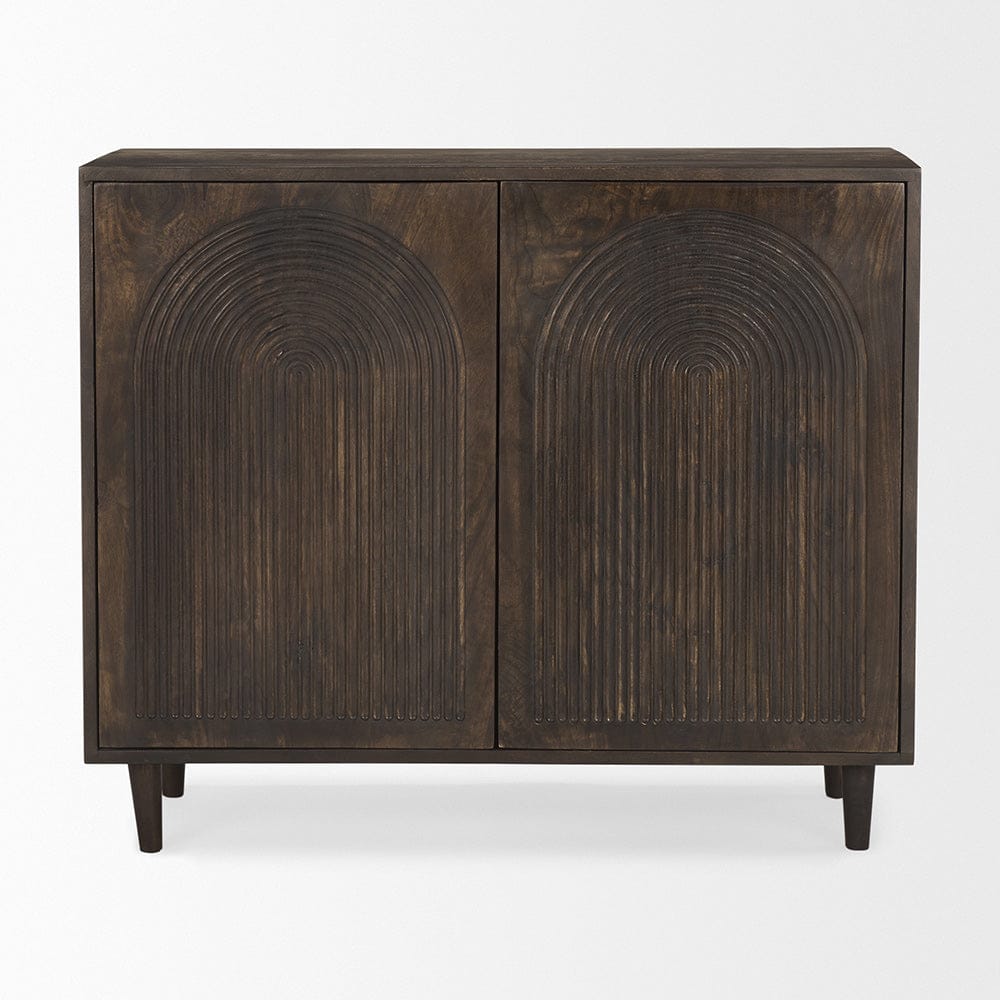 Tucker 2 Door Cabinet 69953 in Dark Brown