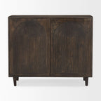 Tucker 2 Door Cabinet 69953 in Dark Brown
