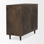 Tucker 2 Door Cabinet 69953 in Dark Brown