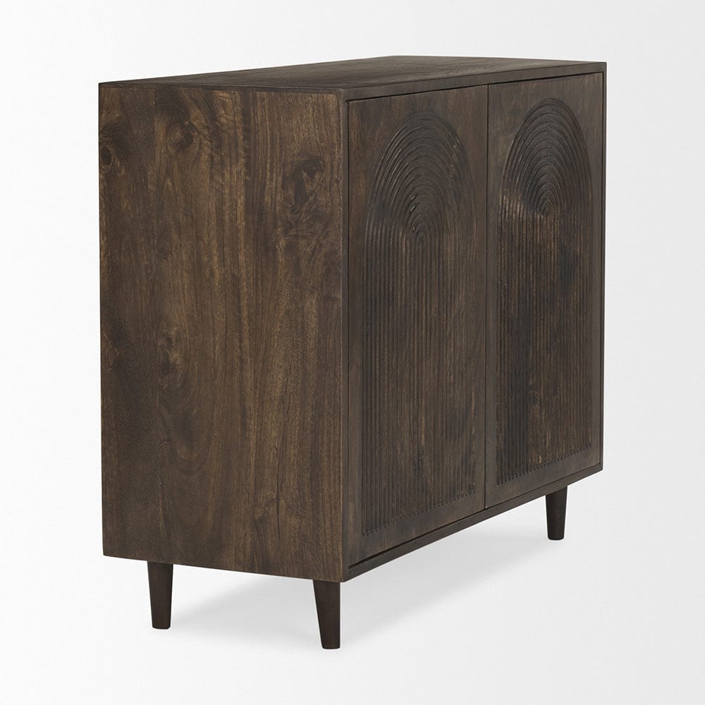 Tucker 2 Door Cabinet 69953 in Dark Brown