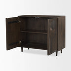 Tucker 2 Door Cabinet 69953 in Dark Brown