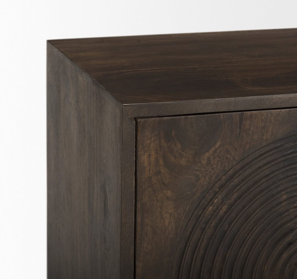 Tucker 2 Door Cabinet 69953 in Dark Brown