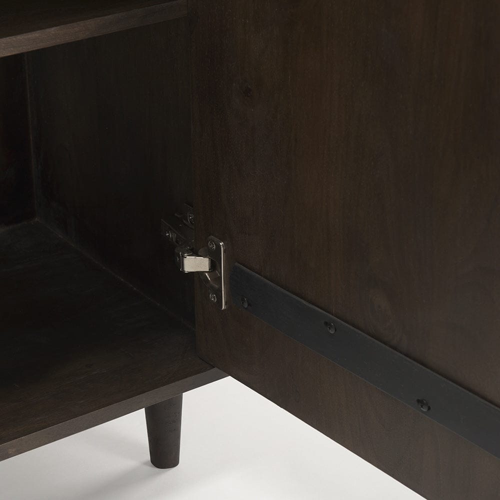 Tucker 2 Door Cabinet 69953 in Dark Brown