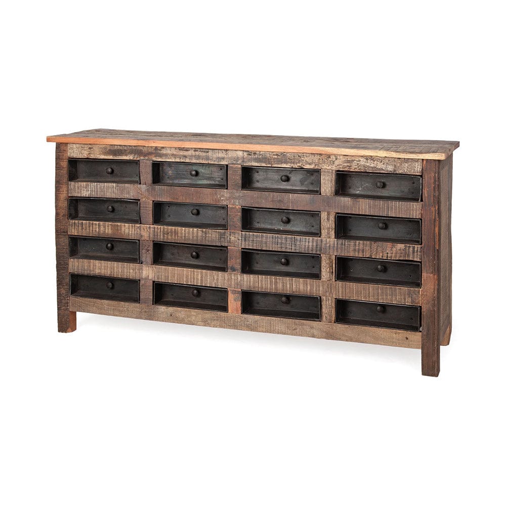 Wilton I 16 Drawer Sideboard 67738 in Brown