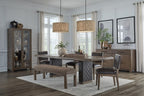 Arden Curio Cabinet YK2R80 in Tavern Brown