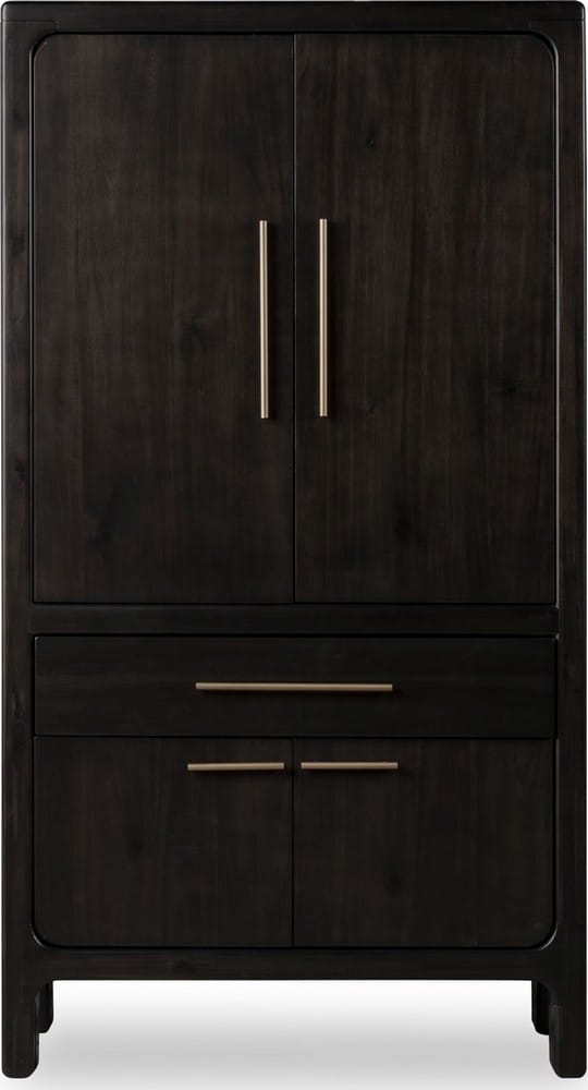 Zamba 4 Door 1 Drawer Bar Cabinet UKXT79 in Jaguar