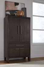 Zamba 4 Door 1 Drawer Bar Cabinet UKXT79 in Jaguar