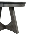 Picket House Furnishings Princeton Round Game Table in Gray