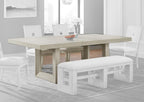 Rhiannon Dining Table Antique White D-11600-7-DT