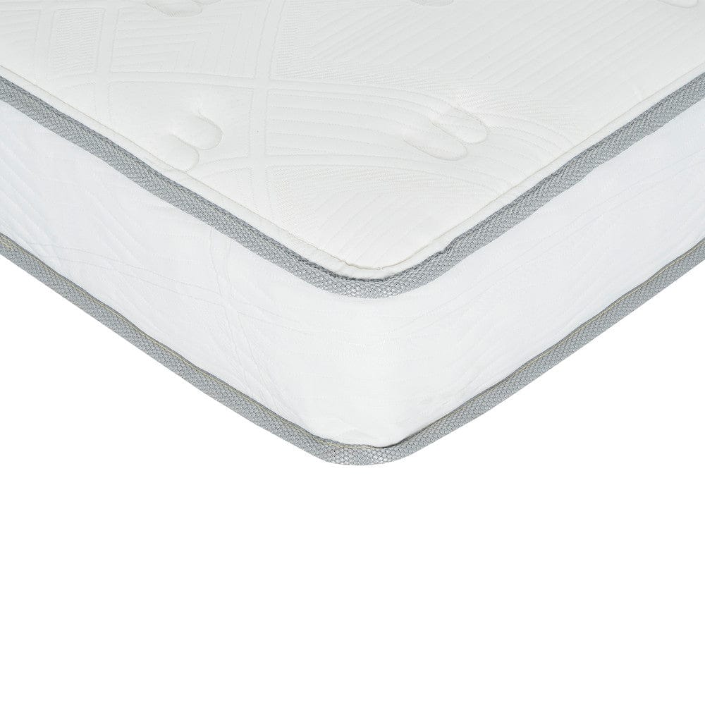 Solar 9in Full Medium Pocket Spring Bed in a Box Mattress White 56257