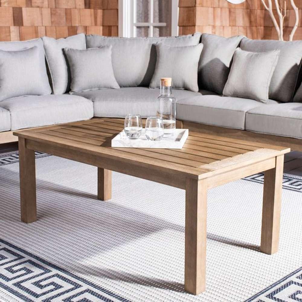 Svieh Couture Santa Cruz Patio Coffee Table CPT1016A in Natural