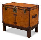 Abilene Leather Box with Stand 26734 in Tan