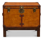 Abilene Leather Box with Stand 26734 in Tan