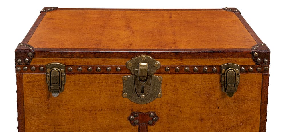 Abilene Leather Box with Stand 26734 in Tan