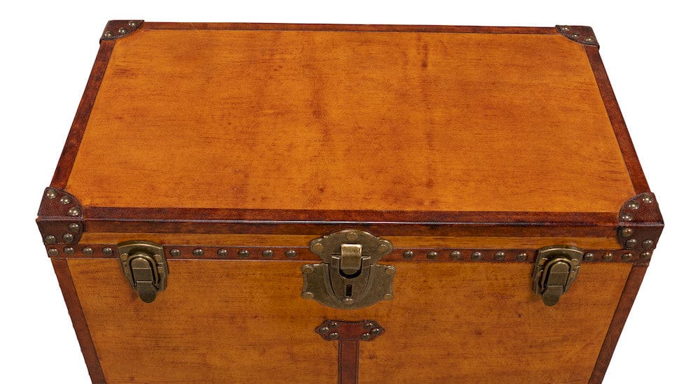 Abilene Leather Box with Stand 26734 in Tan