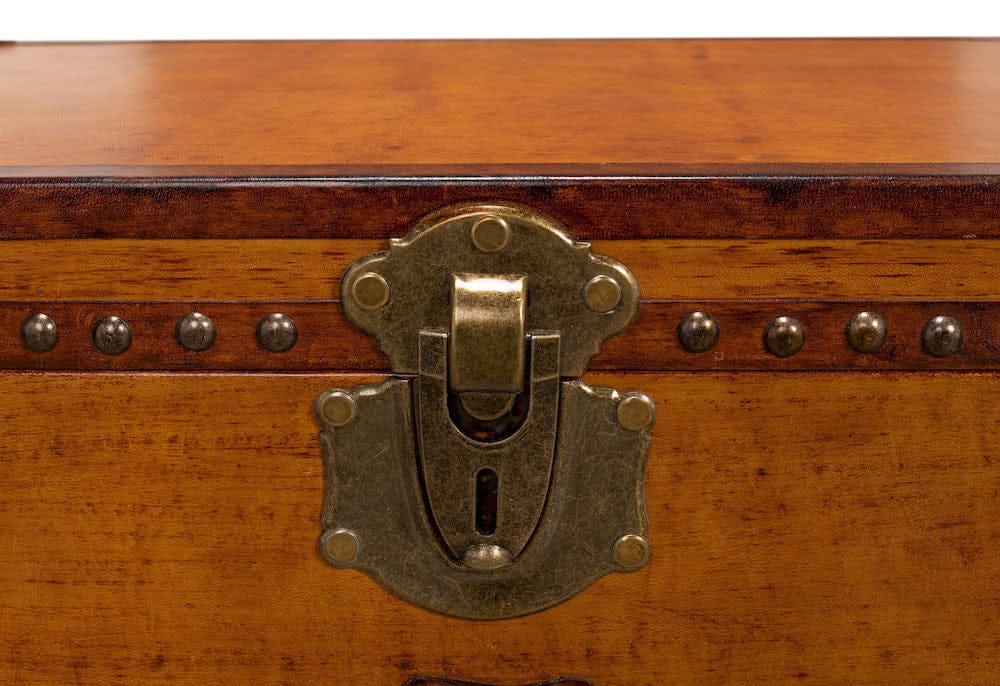 Abilene Leather Box with Stand 26734 in Tan