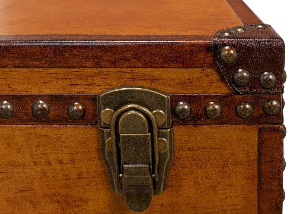 Abilene Leather Box with Stand 26734 in Tan