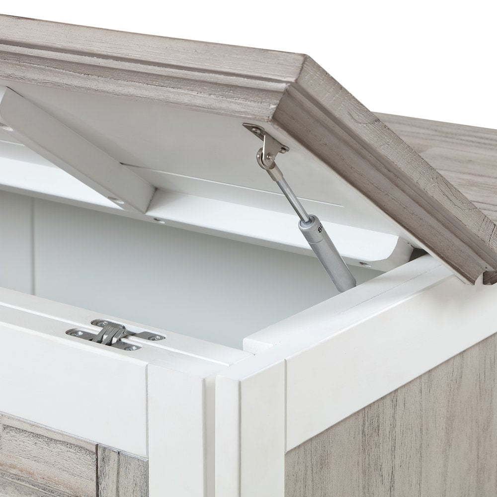 Islamorada Queen Cabinet Bed with Mattress Dapple Grey B233CABBED-DAPGREY