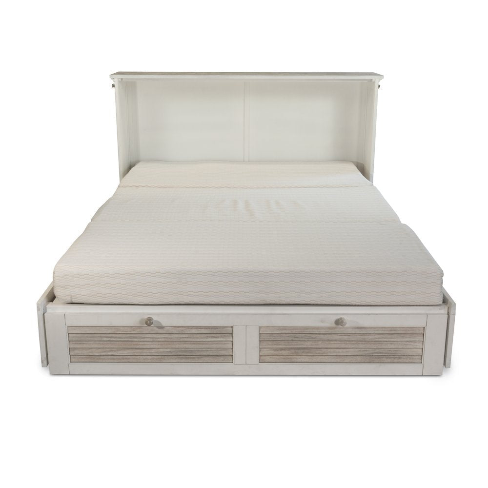 Islamorada Queen Cabinet Bed with Mattress Dapple Grey B233CABBED-DAPGREY