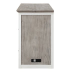 Islamorada Queen Cabinet Bed with Mattress Dapple Grey B233CABBED-DAPGREY